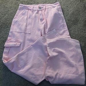 pink jean pants